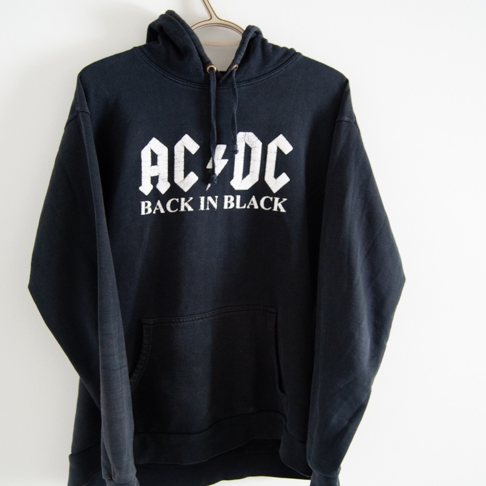 Vintage AC/DC Back in Black Pullover Sweater